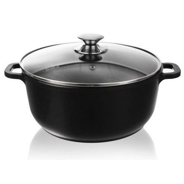 hrnec d28cm GRANDE+PO sklo, nepřiln.povrch