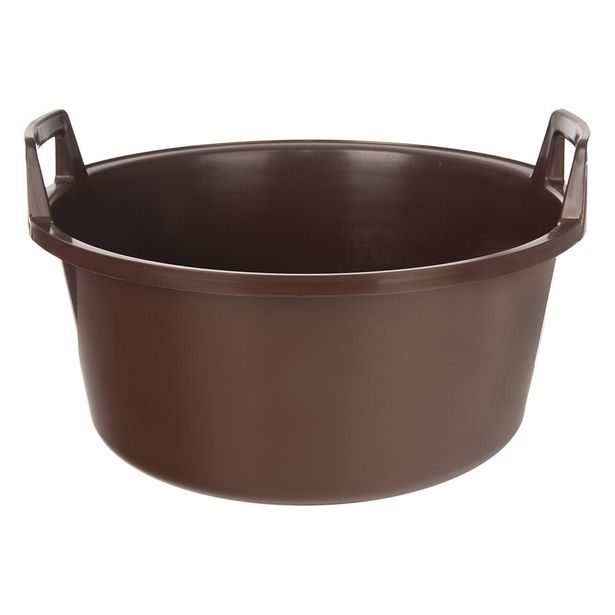 O Škopek UH s uchy 25 l hnědá