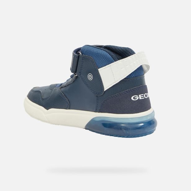 Modré chlapecké tenisky Geox Grayjay