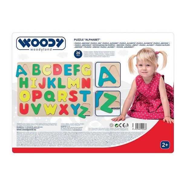 Puzzle na doske "Abeceda"