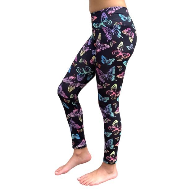 Dívčí funkční legíny - Motýlci