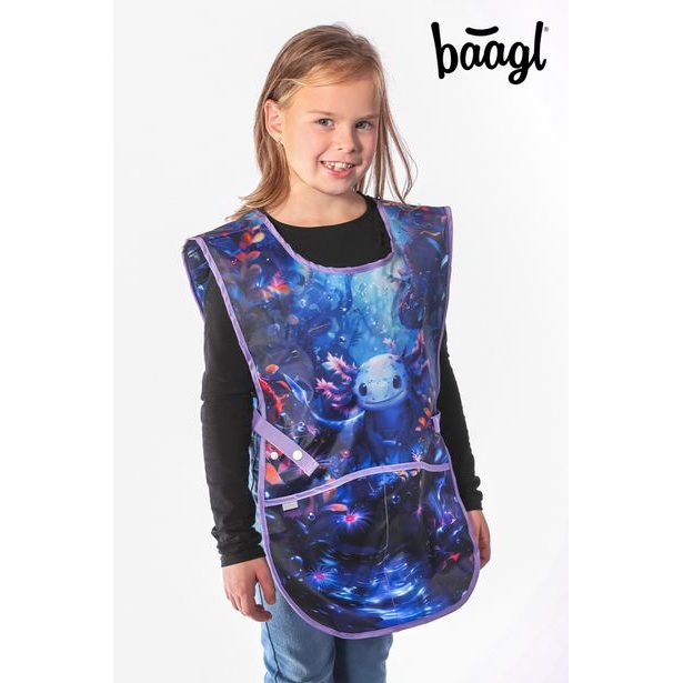 BAAGL SET 5 Ergo Axolotl: aktovka, penál, sáček, zástěra, peněženka
