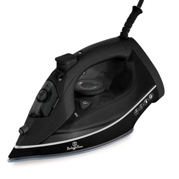 BERLINGERHAUS Žehlička napařovací 2200 W Matte Black Collection BH-9930