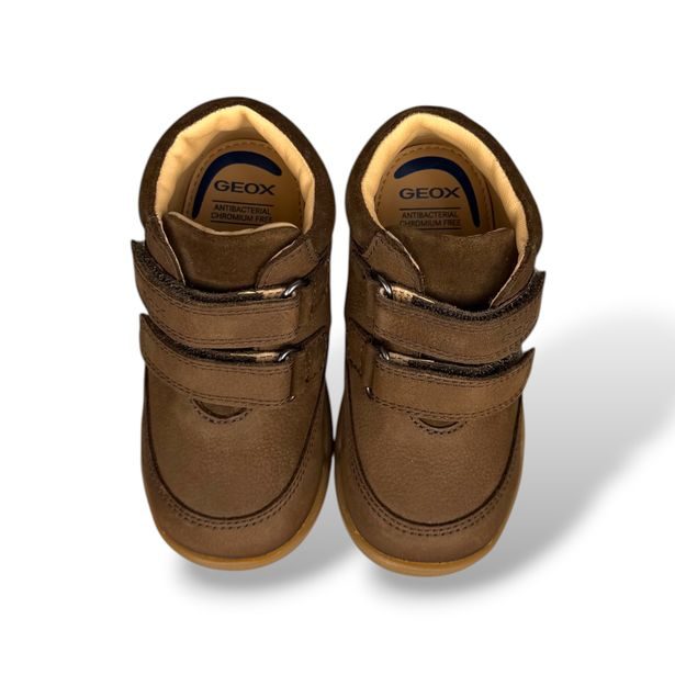 Chlapci první kroky Geox Macchia Baby Boy - hnědé
