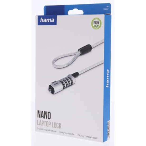 Hama zámek pro notebook Nano, 4místný číselný kód, antracitový