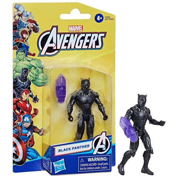 HASBRO - Avengers Black Panther figurka 10cm s příslušenstvím