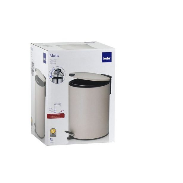 KELA Kosmetický koš 5 l MATS béžová KL-23704