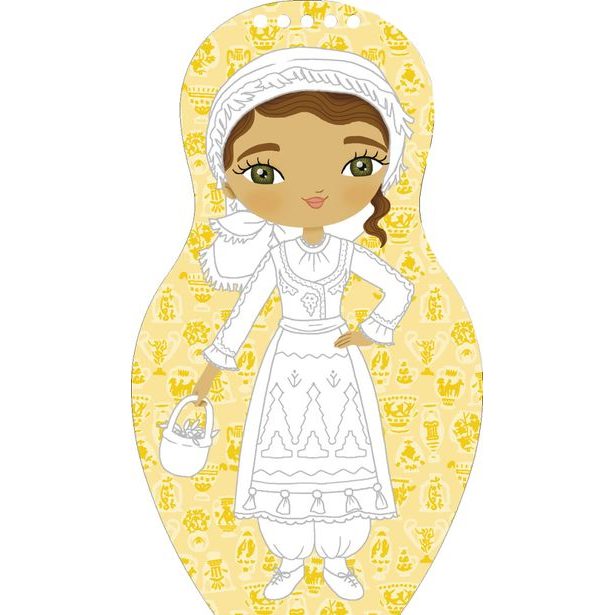 Oblékáme řecké panenky ELENA – Omalovánky Baagl