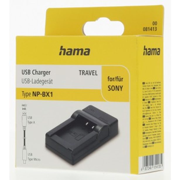 Hama USB foto nabíječka pro Sony NP-BX1