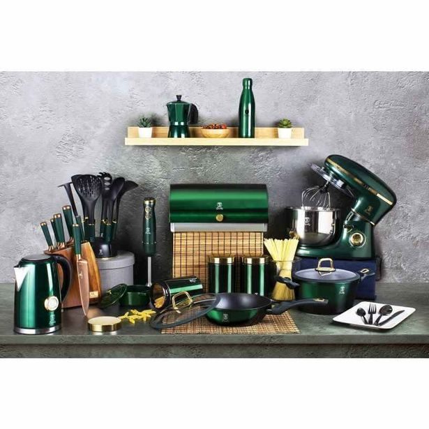 BERLINGERHAUS Pánev grilovací s titanovým povrchem 28 cm Emerald Collection BH-6050