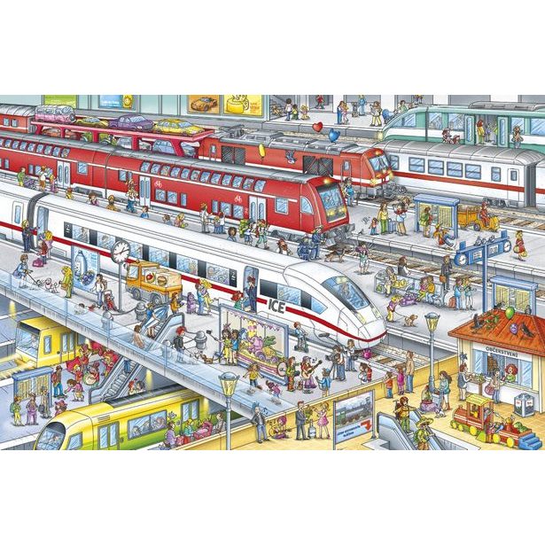 Velká knížka VLAKY pro malé vypravěče Baagl