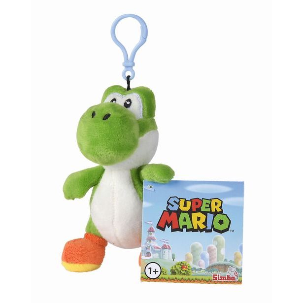 Plyšová klíčenka Super Mario, 12,5 cm, 5 druhů, DP12