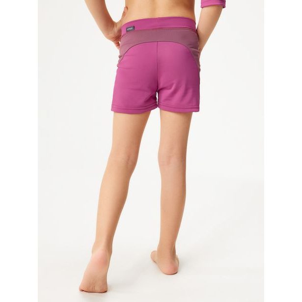 Dětské plavky s UV ochranou 50+, Tm. Růžová