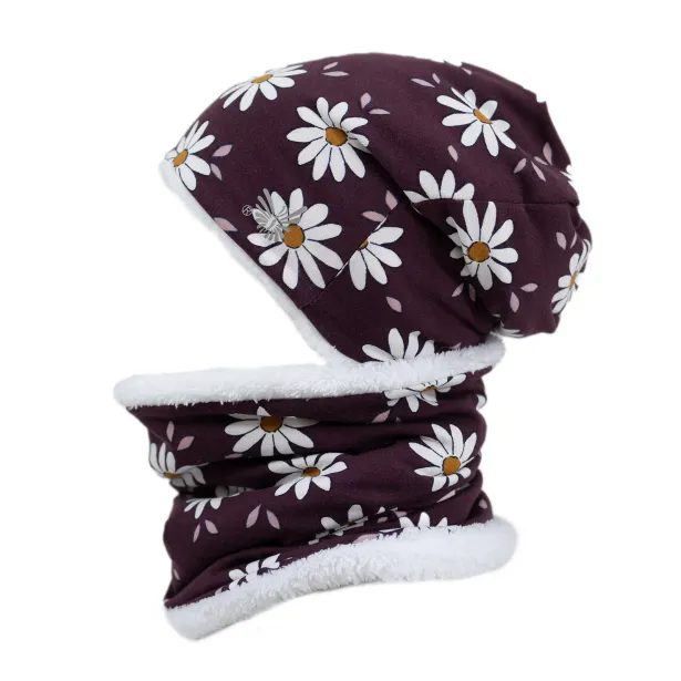 ESITO Zimní čepice spadená Daisy