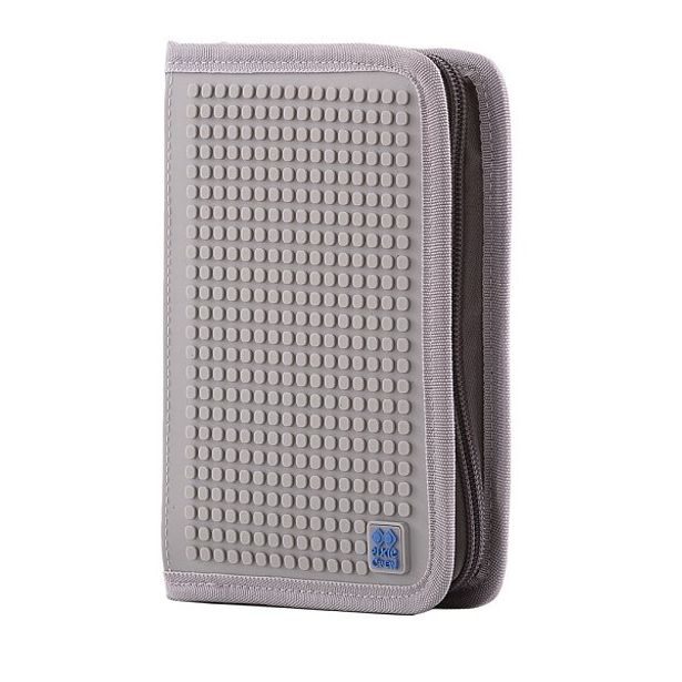 PIXIE CREW PIXIE CREW školní penál Šedo-modrý