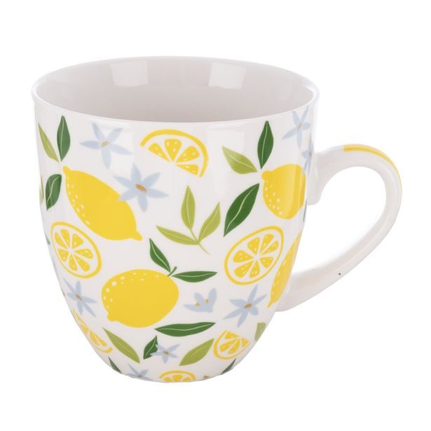 O Hrnek porc. jumbo LIMEPOP 1,1 l kvítek
