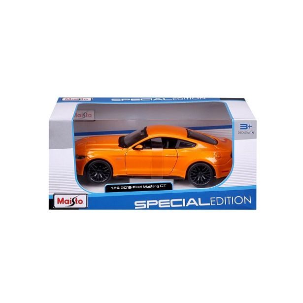 Maisto Maisto - 2015 Ford Mustang GT, oranžová, 1:24