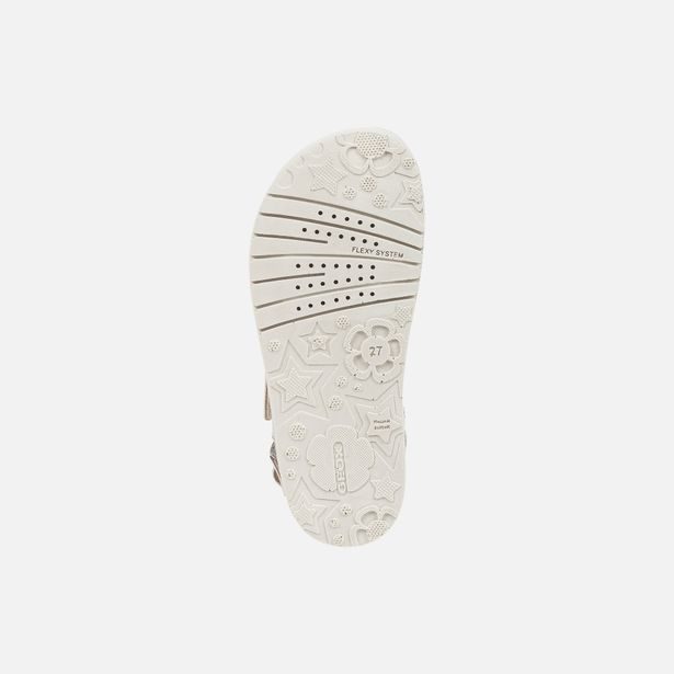 Stříbrné dívčí sandály Geox Sandal Costarei