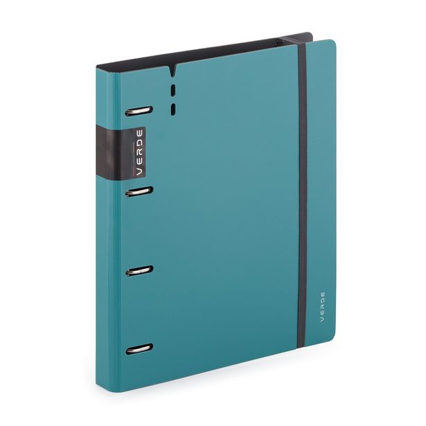 Pořadač A4 pěna 4kroužek D30 VERDE milano