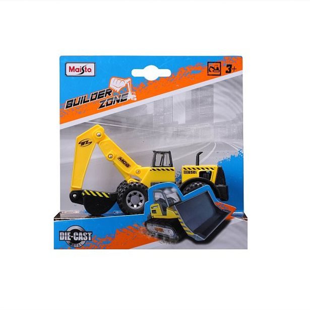 Maisto Maisto - Builder Zone, stavební stroje, assort, blister