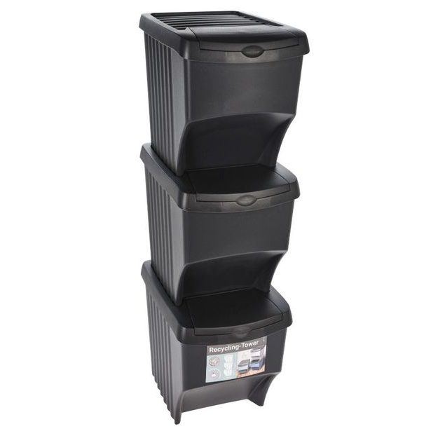 EXCELLENT HOUSEWARE Odpadkový koš na tříděný odpad sada 3 ks KO-Y54230540