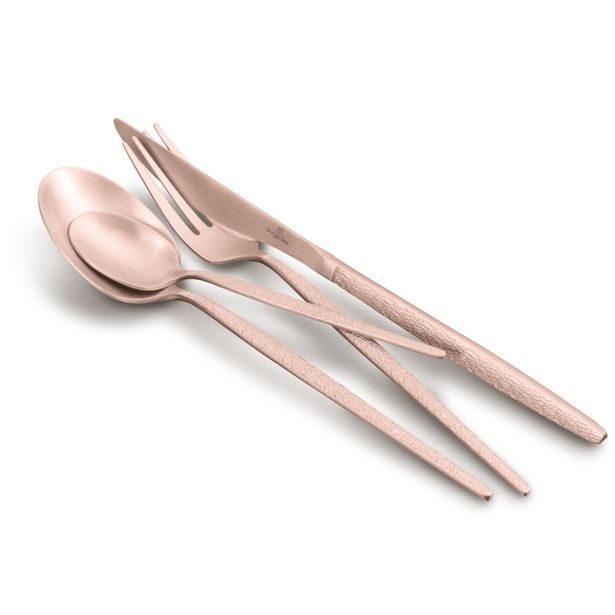 BERLINGERHAUS Sada příborů 24 ks satén Rosegold Metallic Line BH-2641