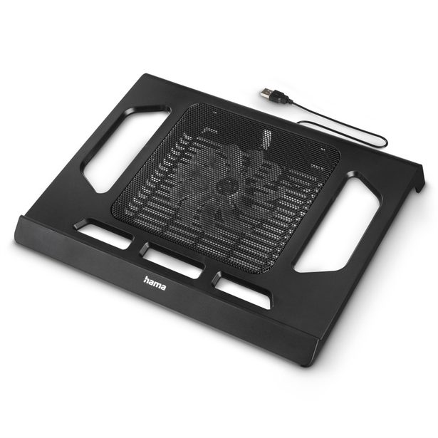 Hama chladicí stojan pro notebook Black, tichý, černý