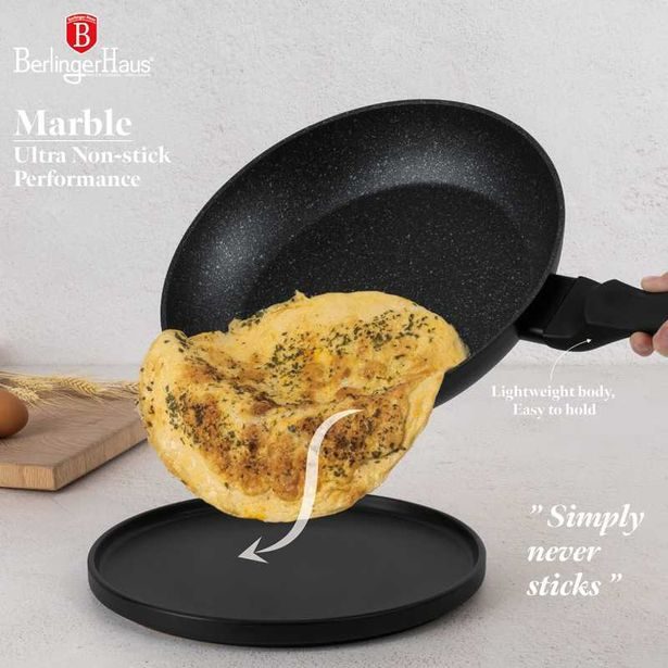 BERLINGERHAUS Sada nádobí s mramorovým povrchem 15 ks Black rose Collection BH-8234