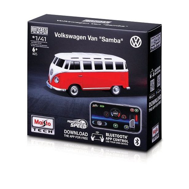 Maisto Maisto RC - DIE-CAST METAL se světly, 1:41, 2,4GHz, USB, XTR, Bluetooth 5.0, assort