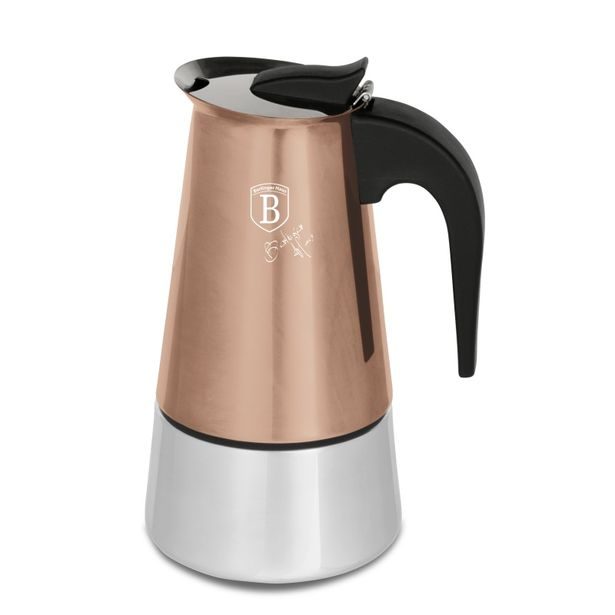 BERLINGERHAUS Kávovar 6 šálků indukční Metallic Line Rose Gold Edition BH-8908