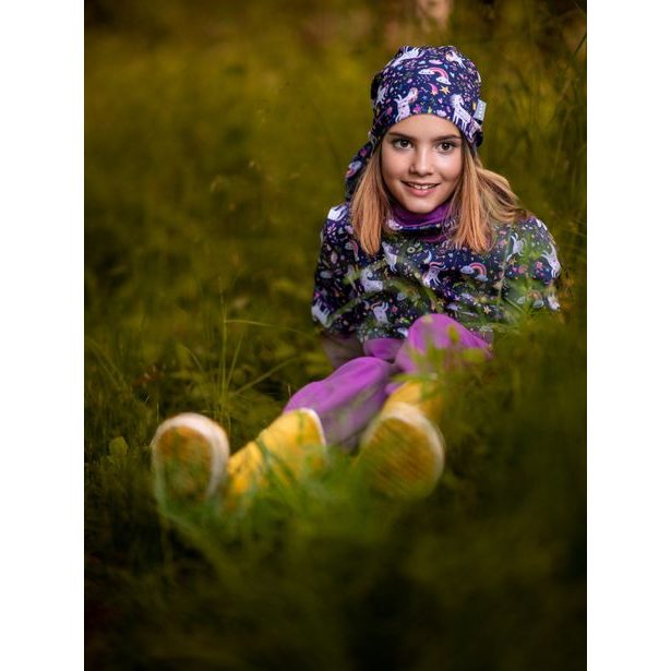 Unuo, Fleecová čepice, Jednorožci (fleece cap, unicorns)