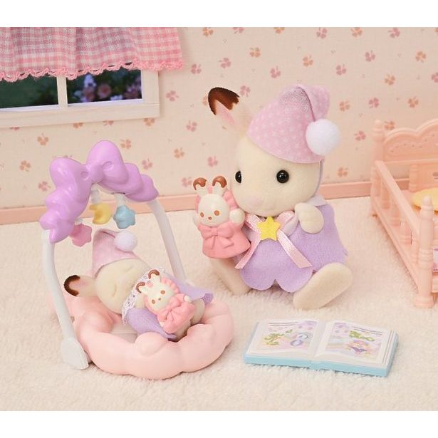 Sylvanian family Chocolate králíčci spící sourozenci