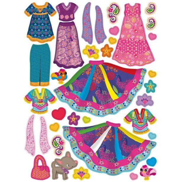 Šaty pre AŠNU ─ Kniha samolepiek Baagl