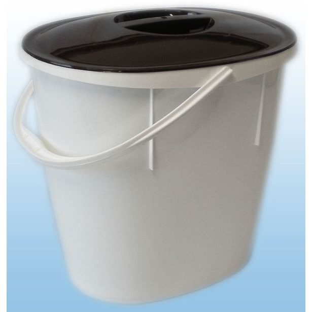 vědro 12l oválné s víkem GR,B,H