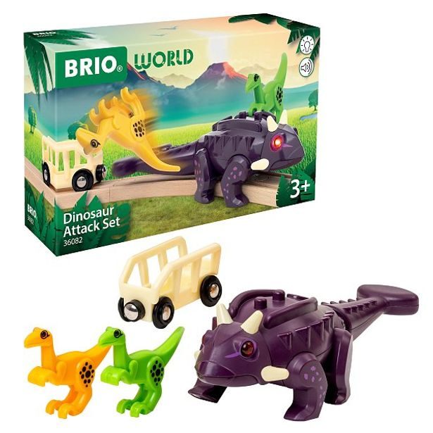 BRIO Vlaková sada dinosauří útok