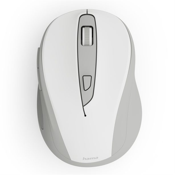 Hama bezdrátová optická myš WM-400, tichá, bílá