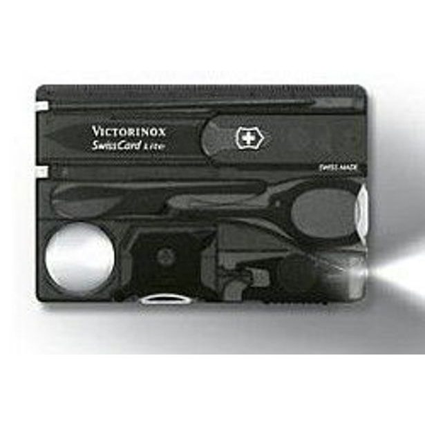 soupr.10-funkcí Swiss Card Lite Transl.černý, kapesní, Victorinox