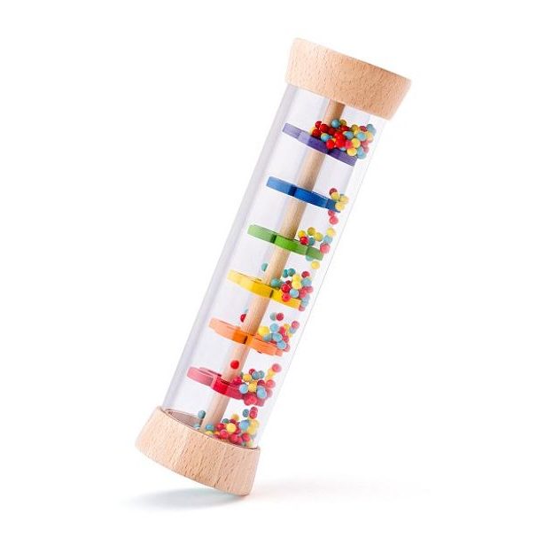 WOODY Chrastítko "Duhový déšť"