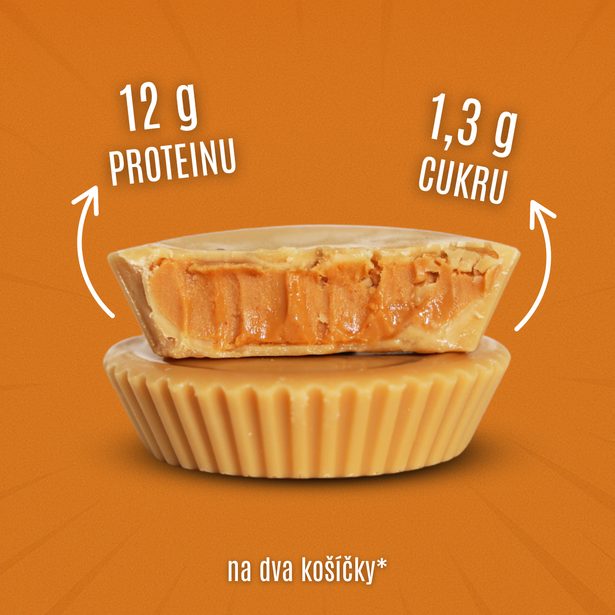 TOPNATUR Protein. košíčky slaný karamel s arašídovým máslem