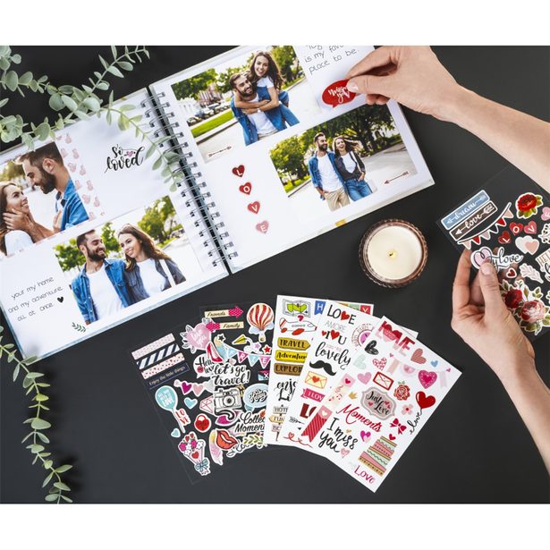 Hama samolepky pro kreativní tvorbu, různé motivy, balení 30 setů (cena je uvedená za 1 set)