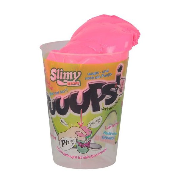 Slimy prdící sliz v kelímku, 3 druhy, displej 32 ks