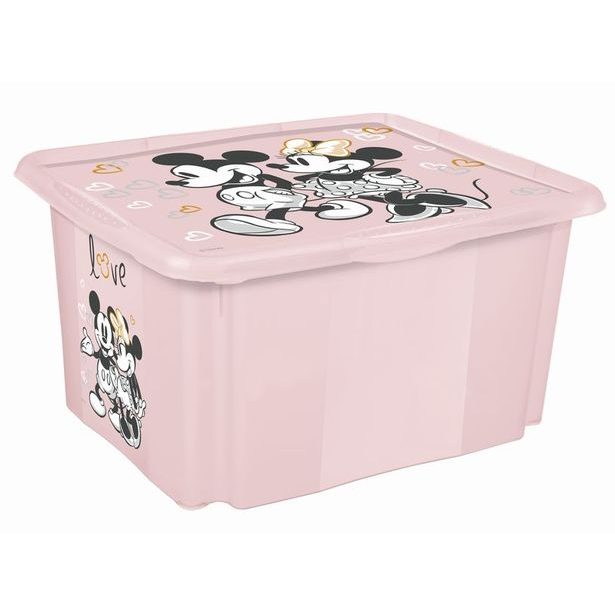 box 24,0 l MICKEY, sev.růž., 42,5x35,5x22,5cm, plast