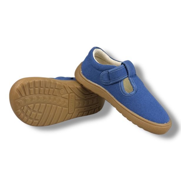 Dětská BAREFOOT domácí obuv/letní plátěnky Protetika - Kirby jeans