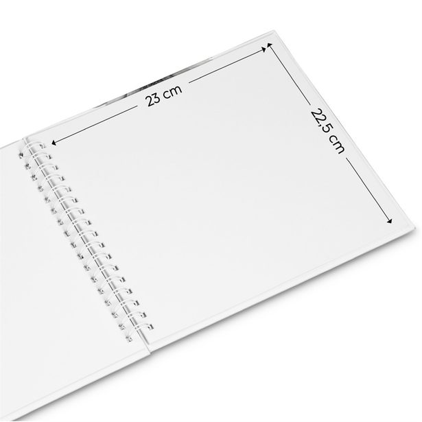 Hama album klasické spirálové CONFETTI 28x24 cm, 50 stran