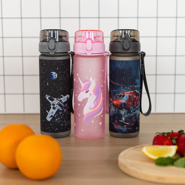 BAAGL Tritanová láhev na pití Pixel Space 500 ml