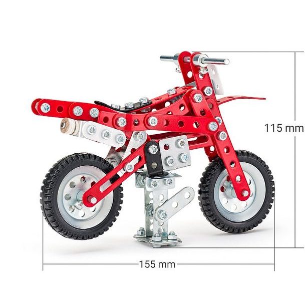 MERKUR - Stavebnice Merkur - Dirtbike, 191 dílků