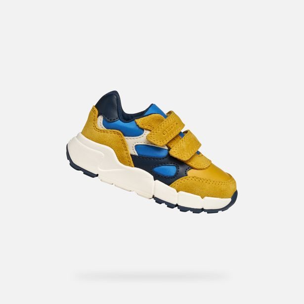 Chlapci první kroky Geox Flexyper Žlutá