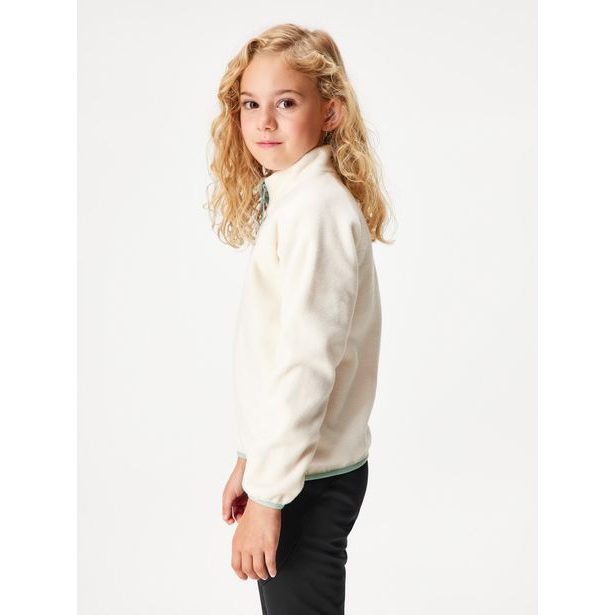 Unuo, Dětská fleecová mikina, Bílá