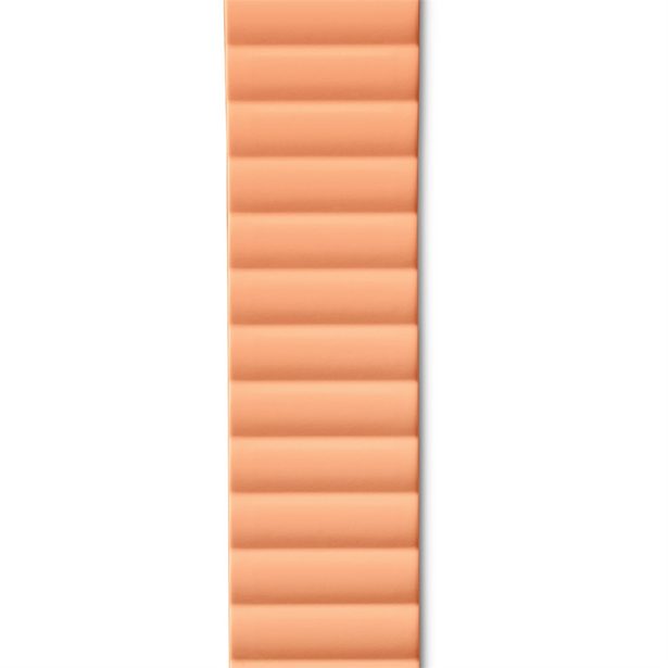 Hama Fantastic Feel, řemínek pro Apple Watch 38/40/41 mm, magnetický, oranžový/béžový