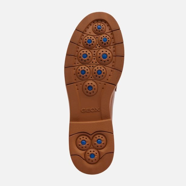 Hnědé dámské mokasíny Geox Spherica EC1